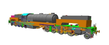 Heljan HE30053 - H0 - Dampflok Class U1 Garrat, BR, Ep. III - DC-Sound